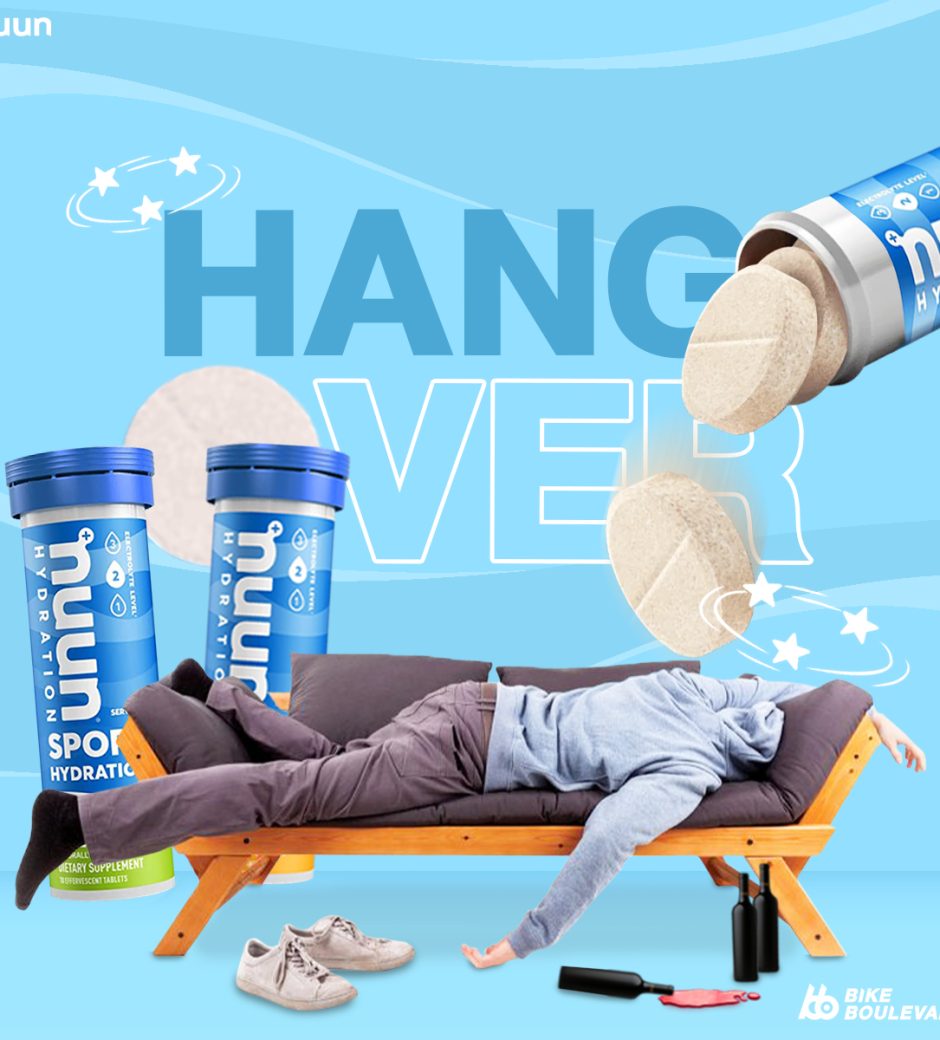 Nuun Hydration และคนเมาค้างนอนอยู่บนโซฟา